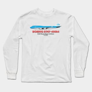 Boeing B747-400M - KLM Royal Dutch Airlines Long Sleeve T-Shirt